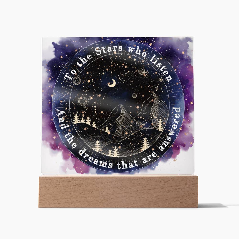 Acotar LED Lighted Plaque