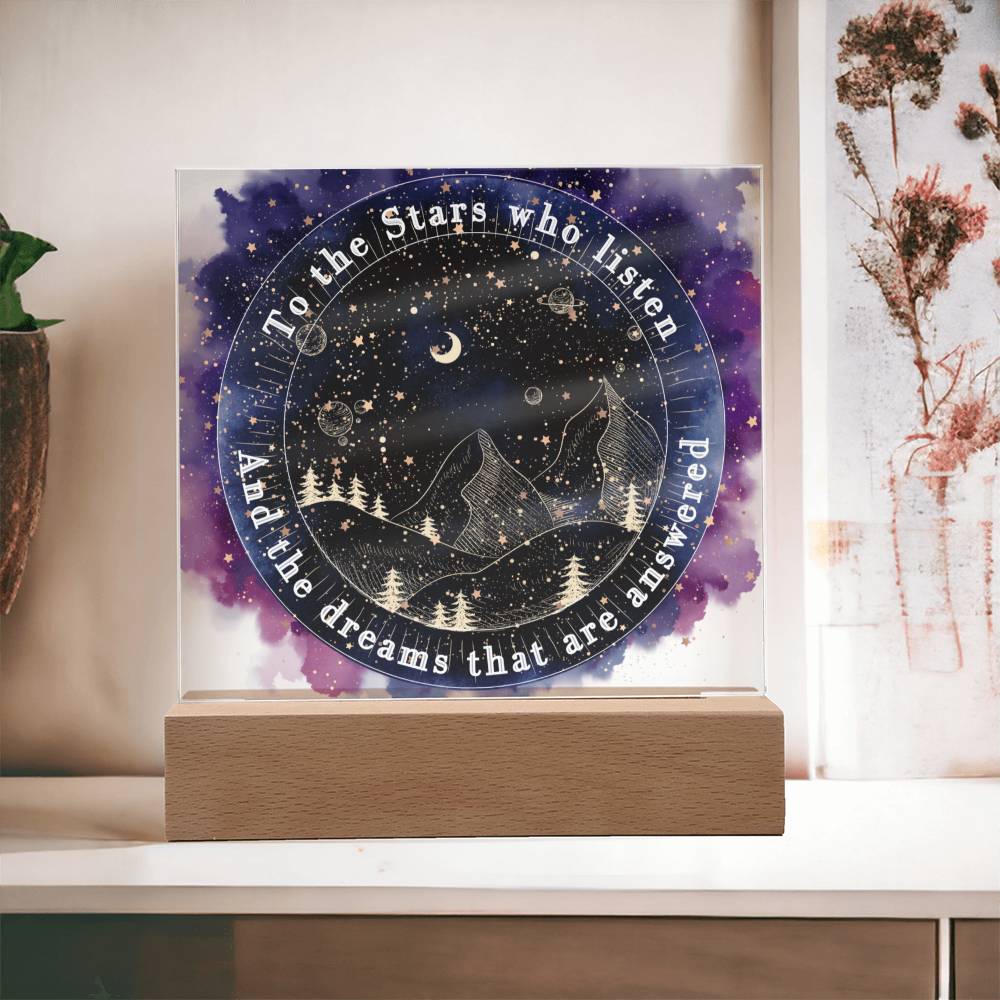 Acotar LED Lighted Plaque
