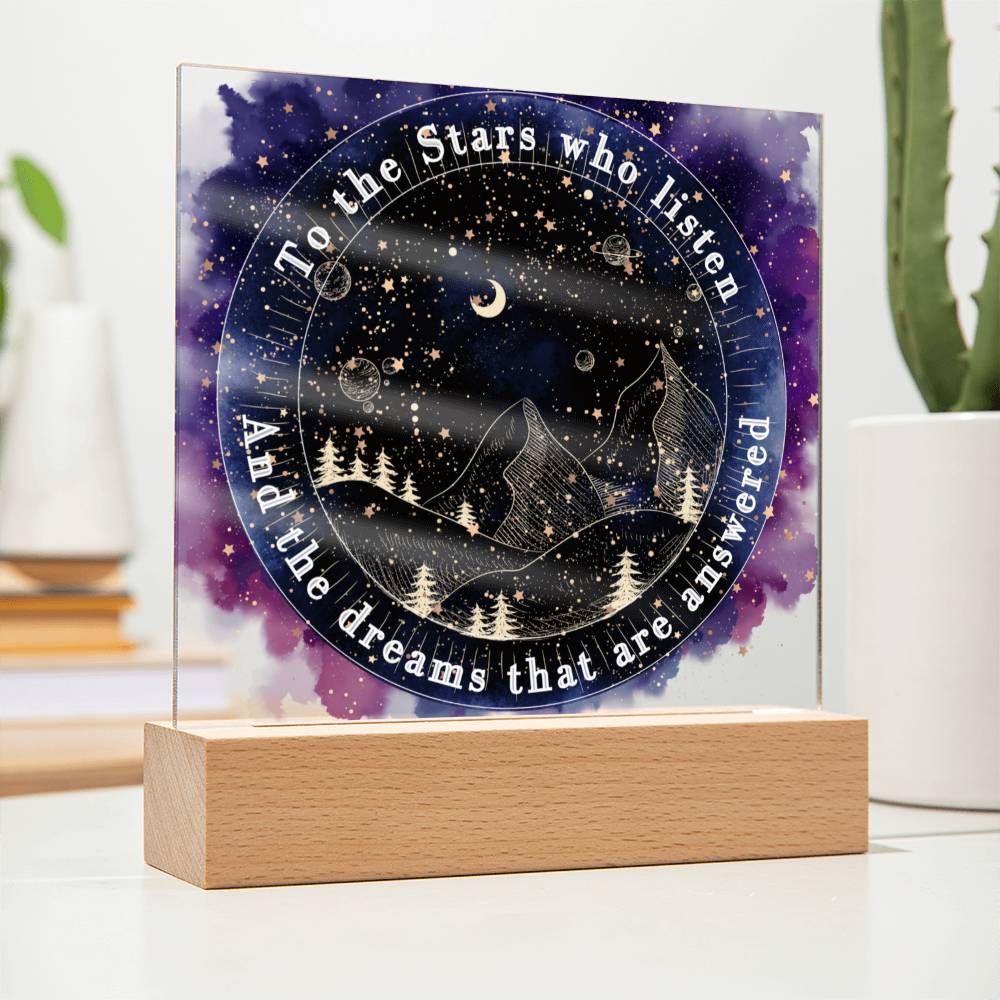 Acotar LED Lighted Plaque