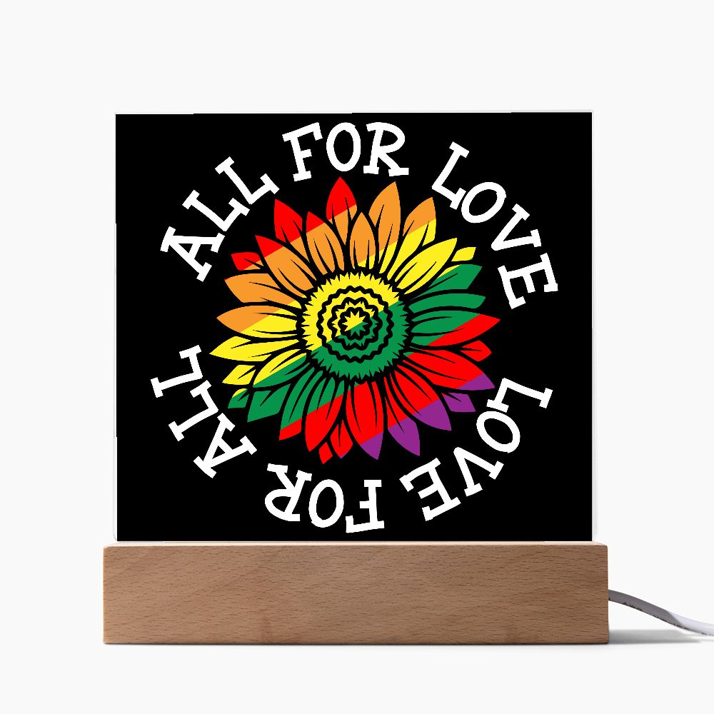 All For Love Love For All Plaque