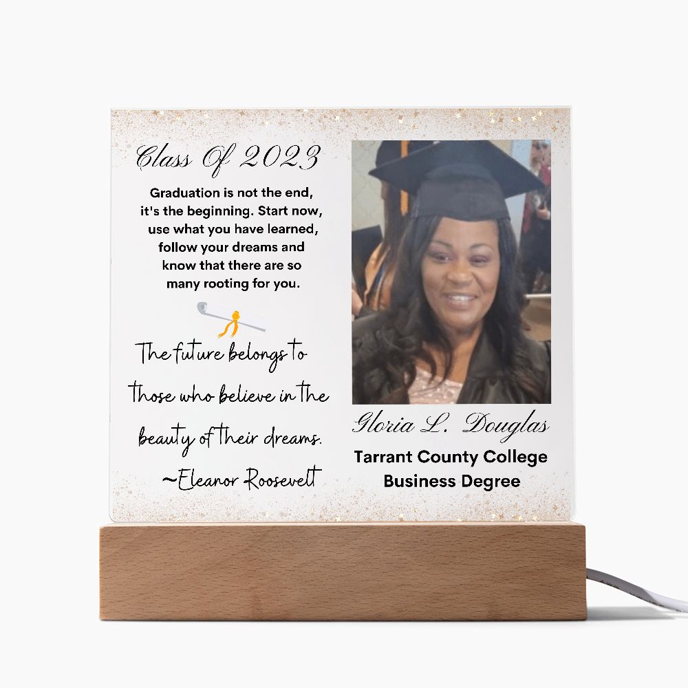 Douglas Graduation Plaque