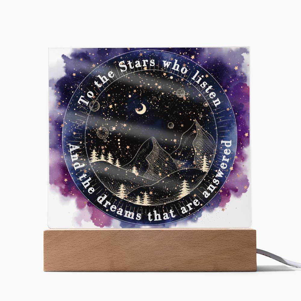 Acotar LED Lighted Plaque