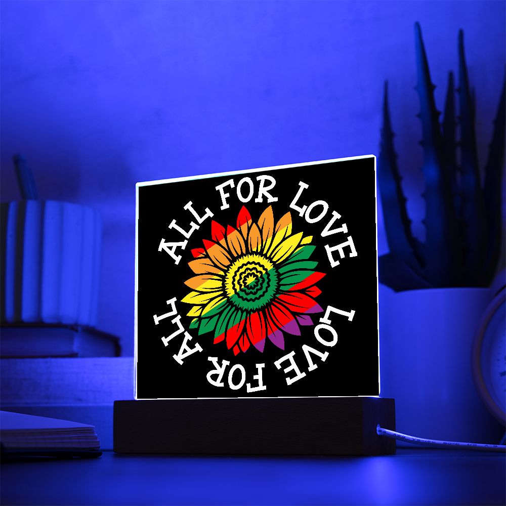 All For Love Love For All Plaque