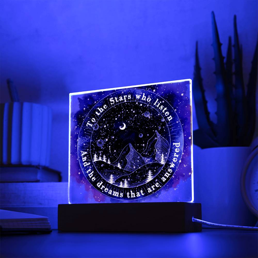 Acotar LED Lighted Plaque