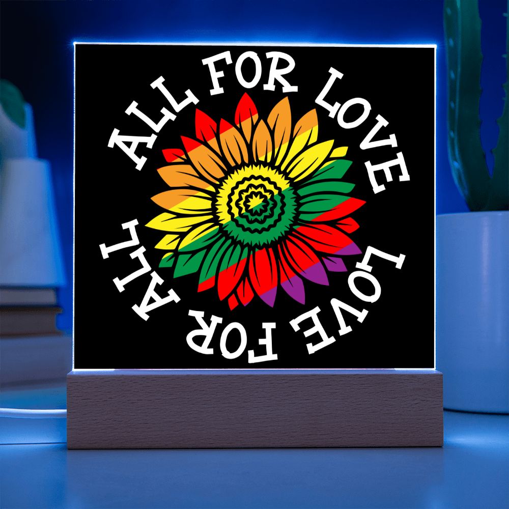 All For Love Love For All Plaque