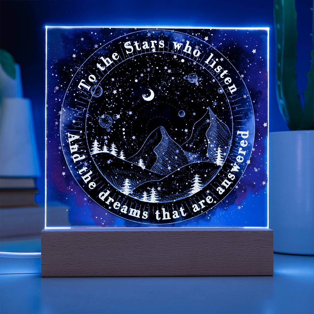 Acotar LED Lighted Plaque