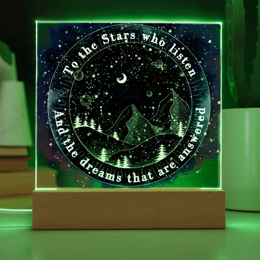 Acotar LED Lighted Plaque