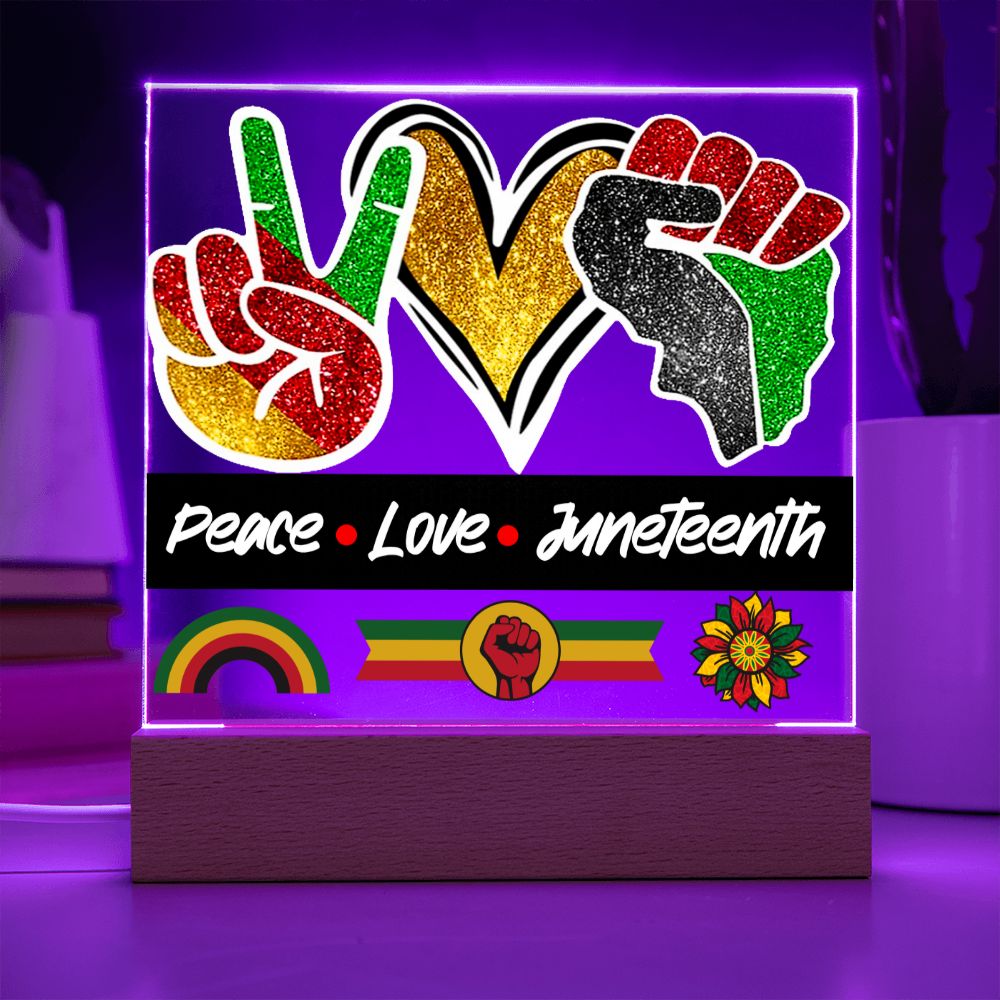 Peace Love Junteenth