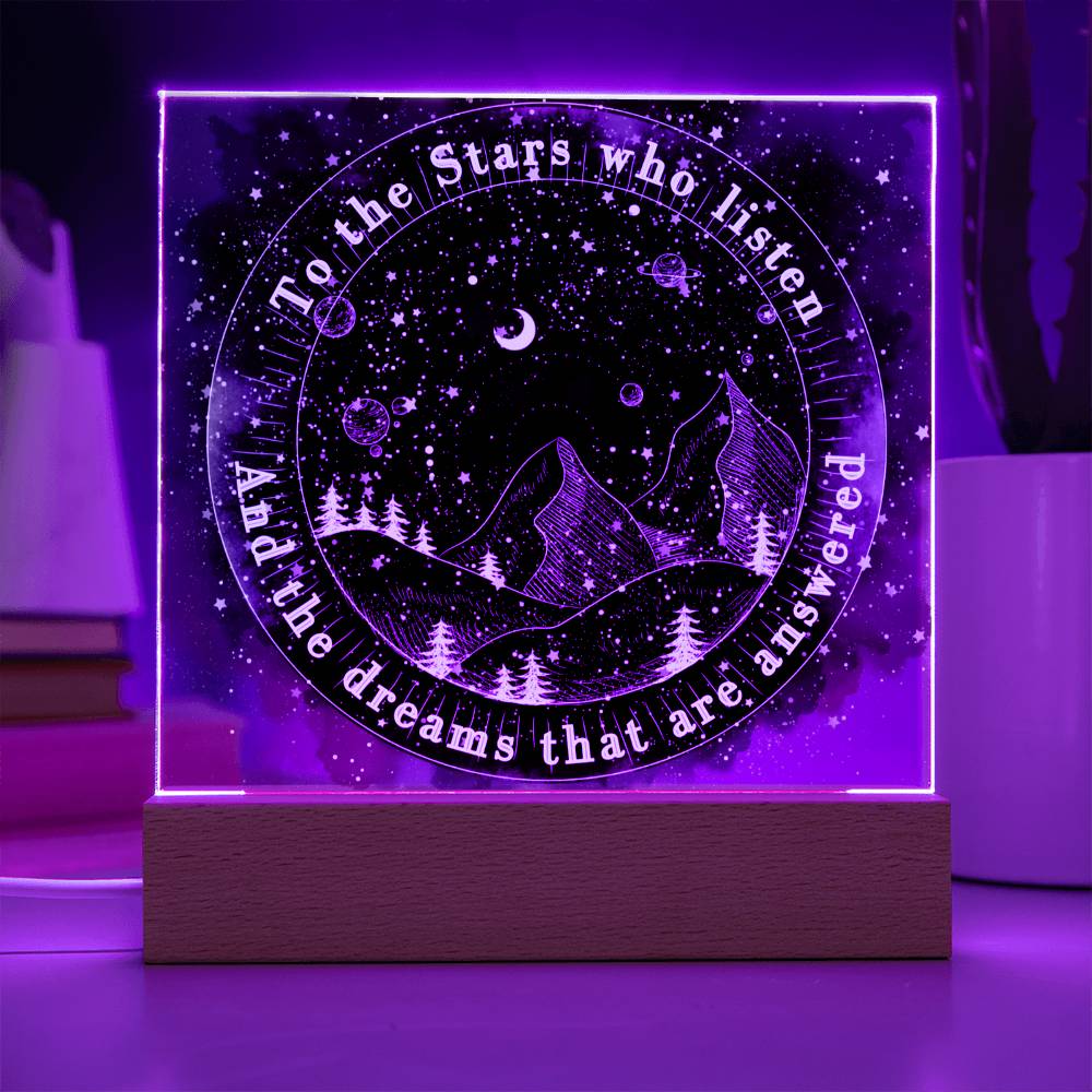 Acotar LED Lighted Plaque