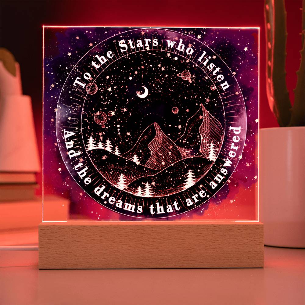 Acotar LED Lighted Plaque