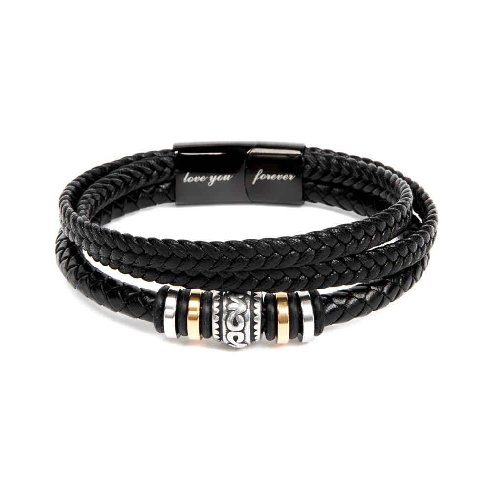 Dad Gift, Love You Forever Bracelet