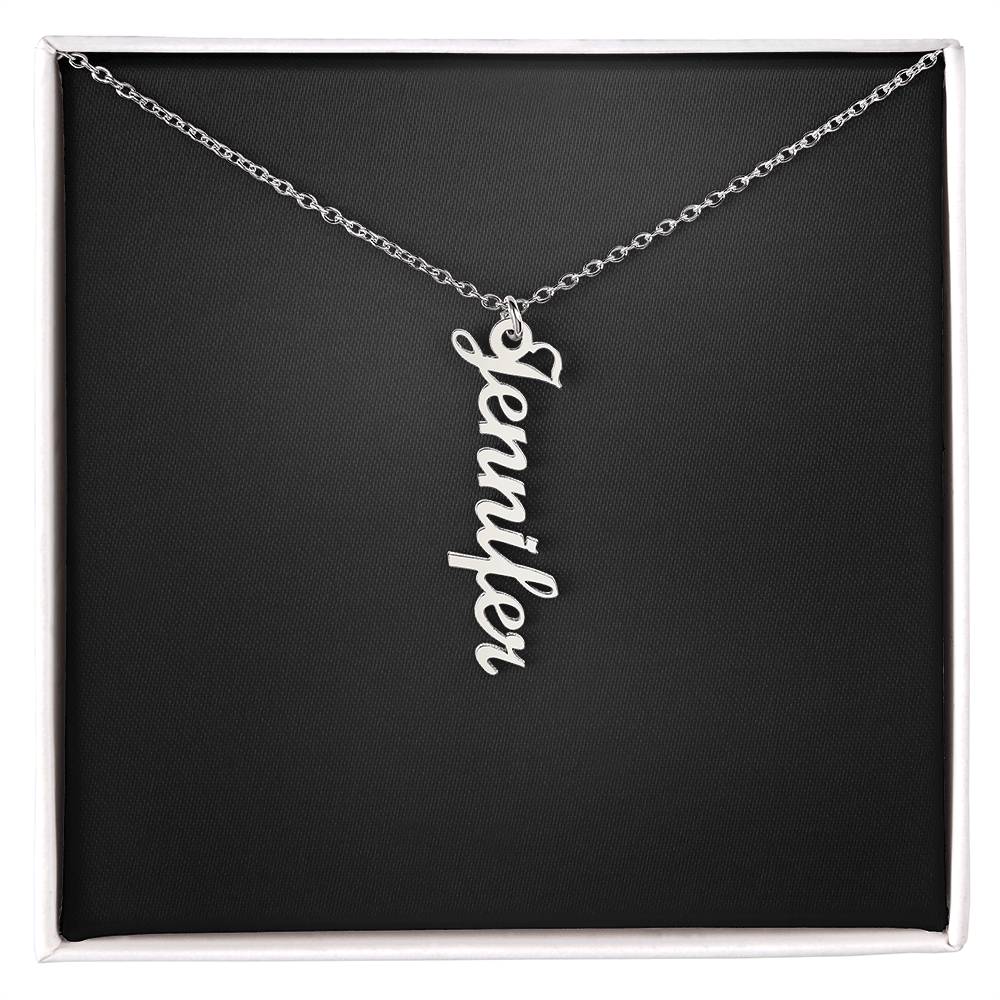 Multi Vertical Name Necklace