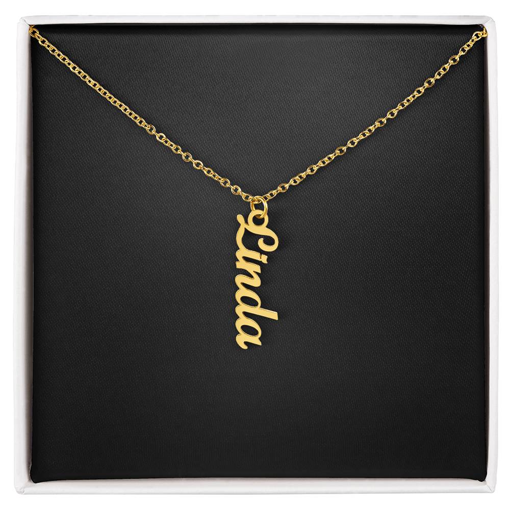 Multi Vertical Name Necklace