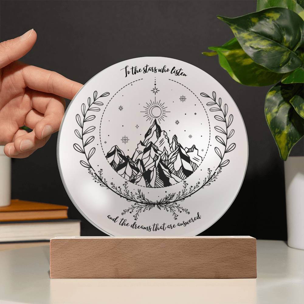 Acotar LED Lighted Plaque