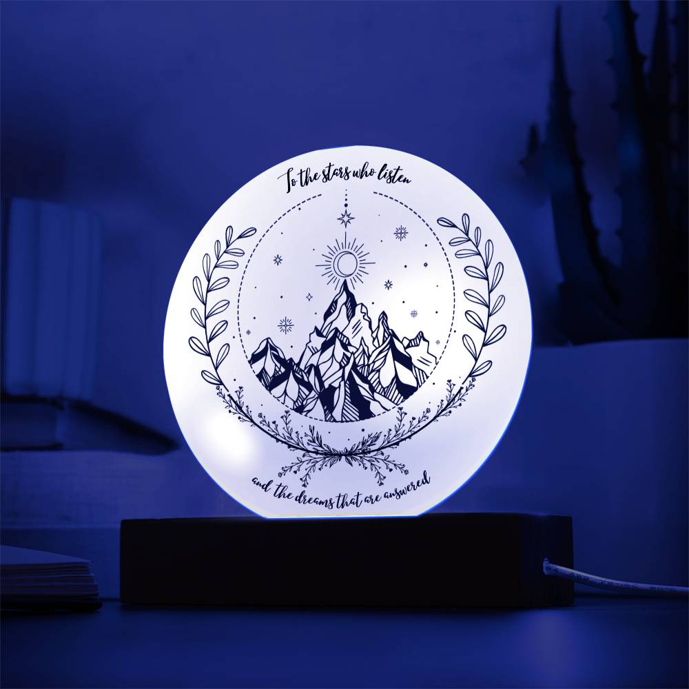 Acotar LED Lighted Plaque