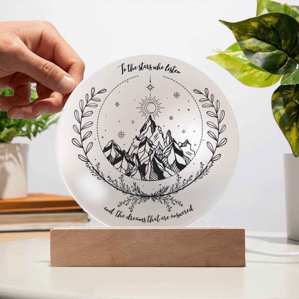 Acotar LED Lighted Plaque