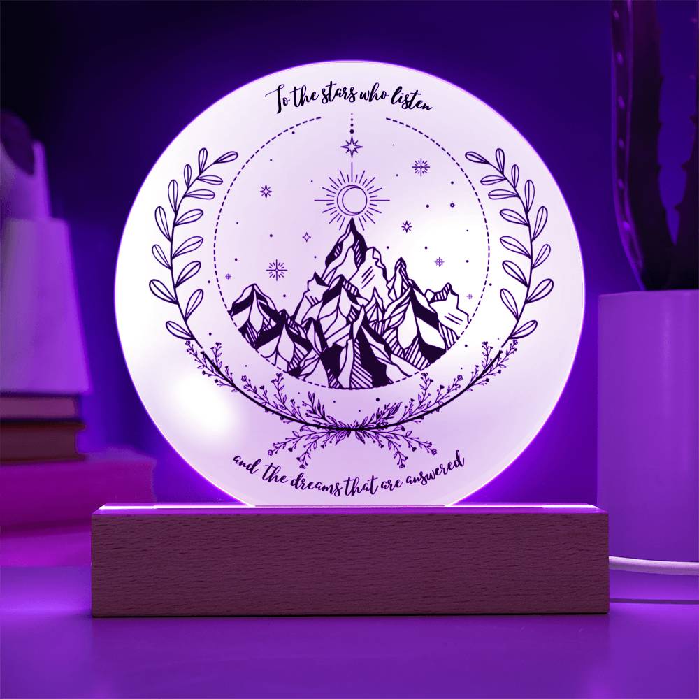 Acotar LED Lighted Plaque