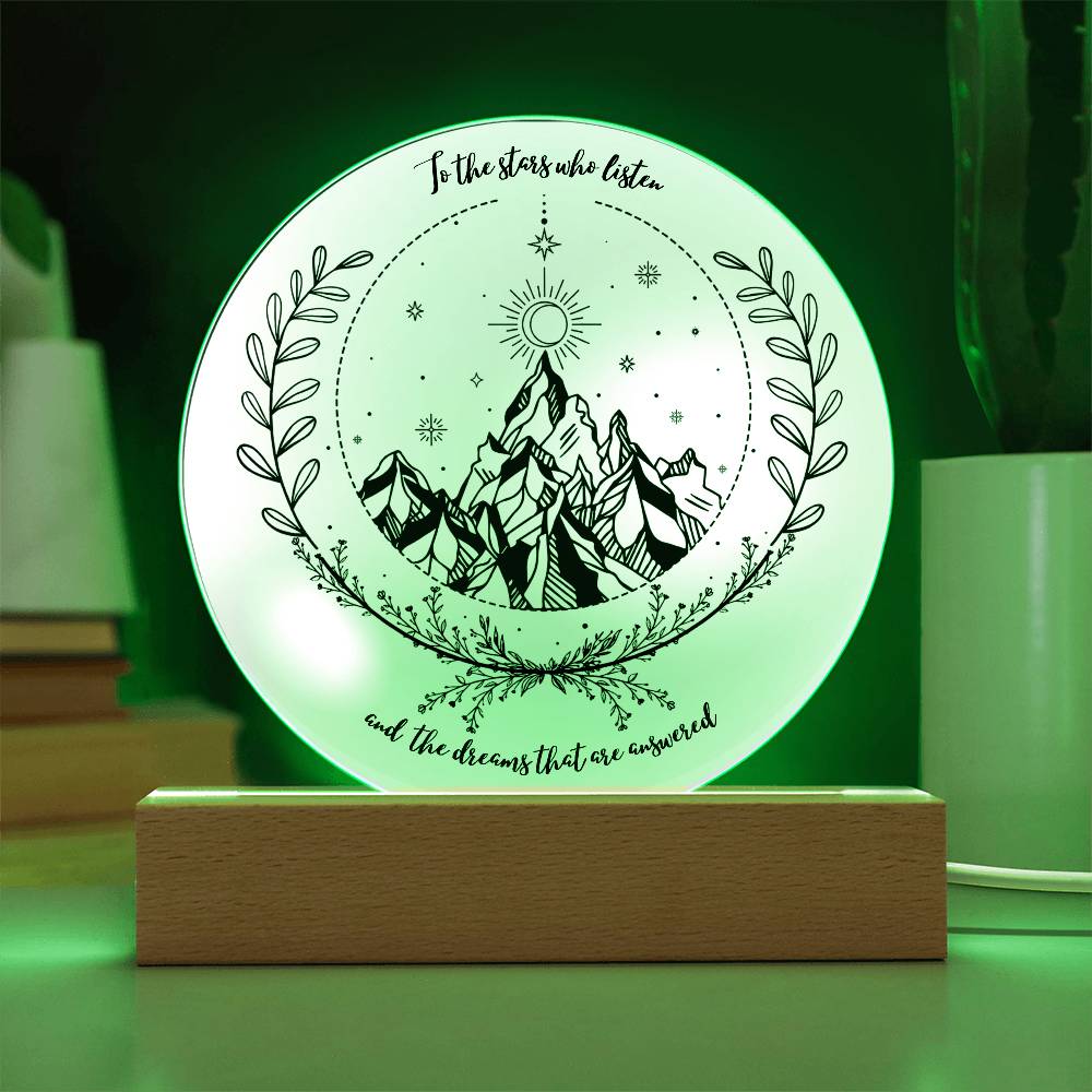 Acotar LED Lighted Plaque