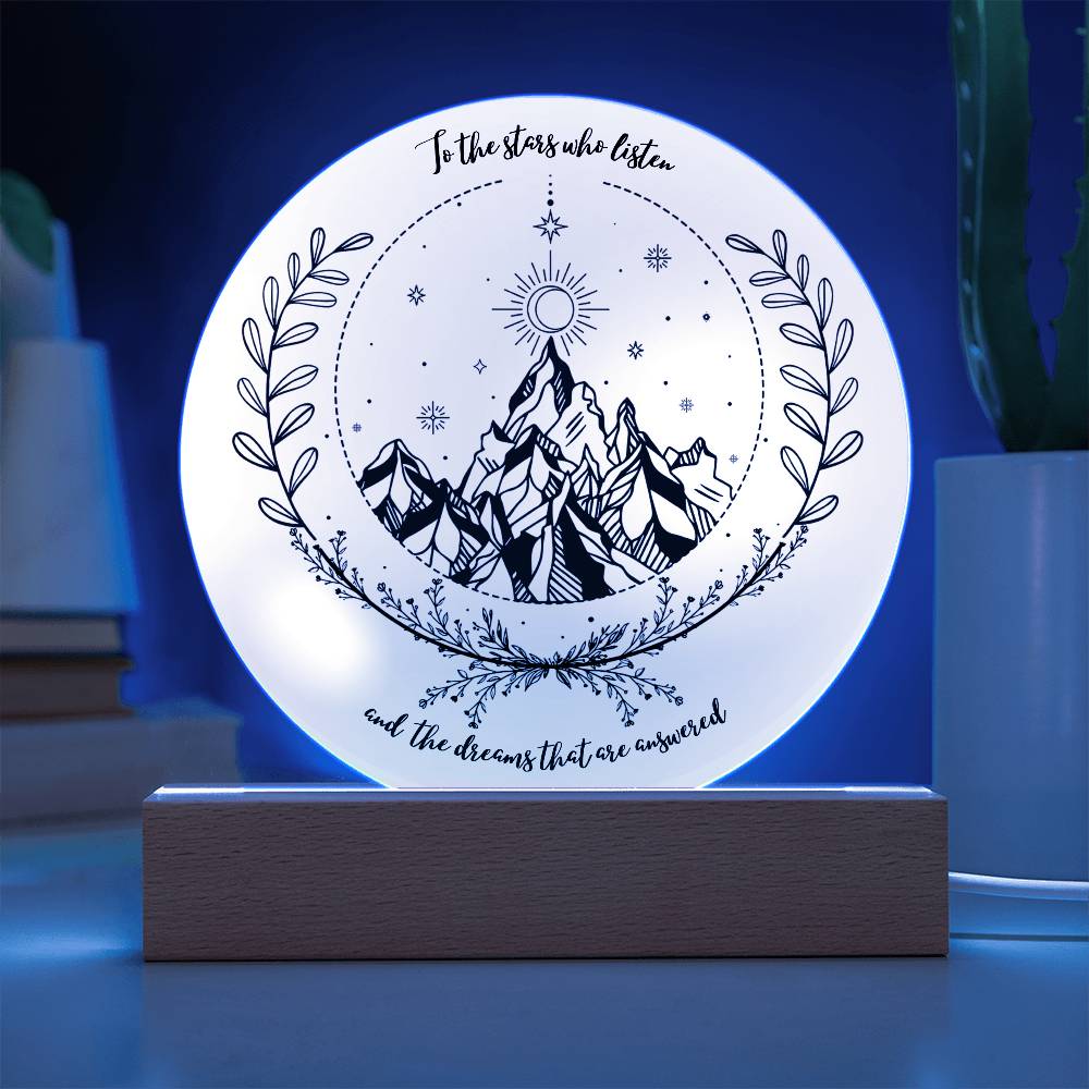 Acotar LED Lighted Plaque