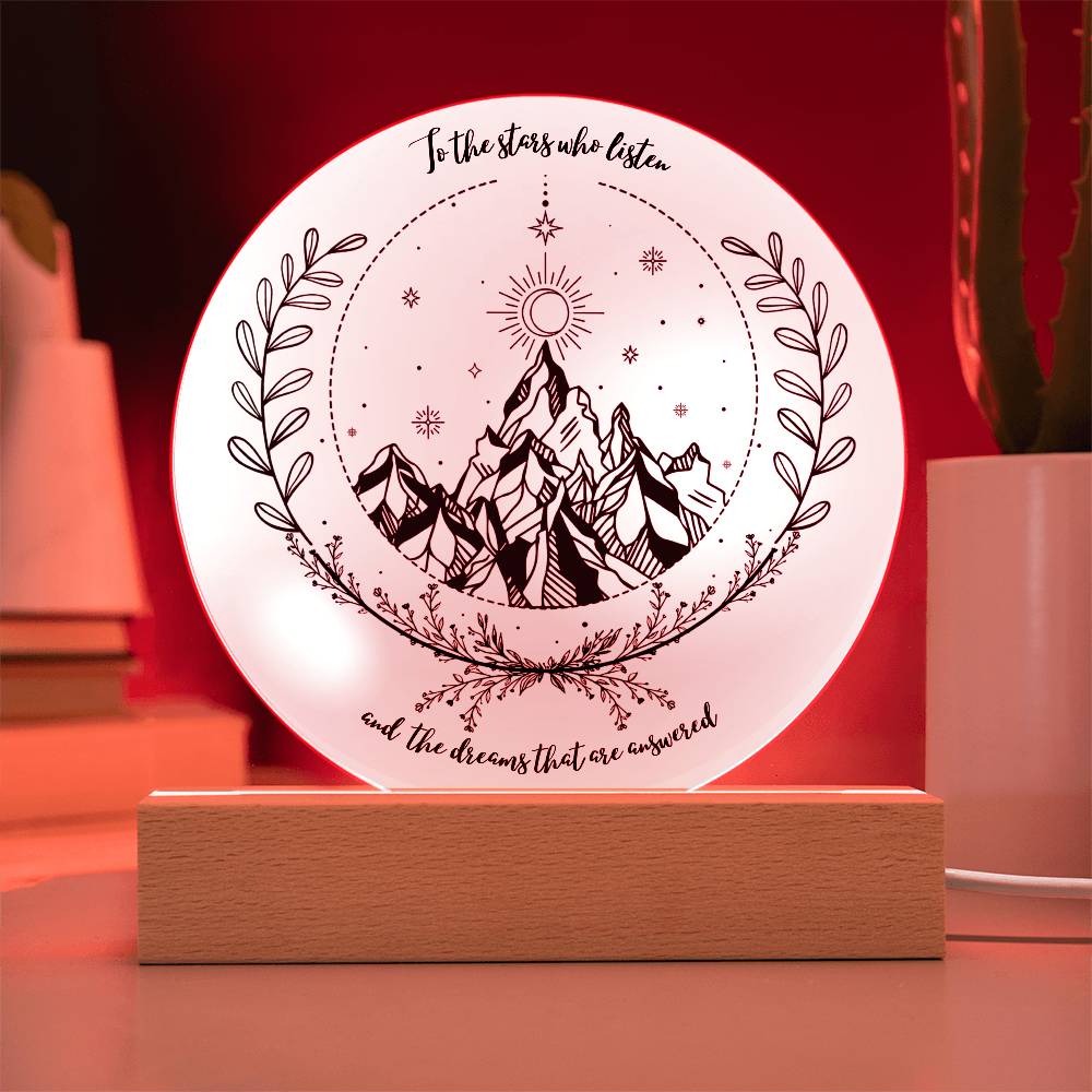 Acotar LED Lighted Plaque