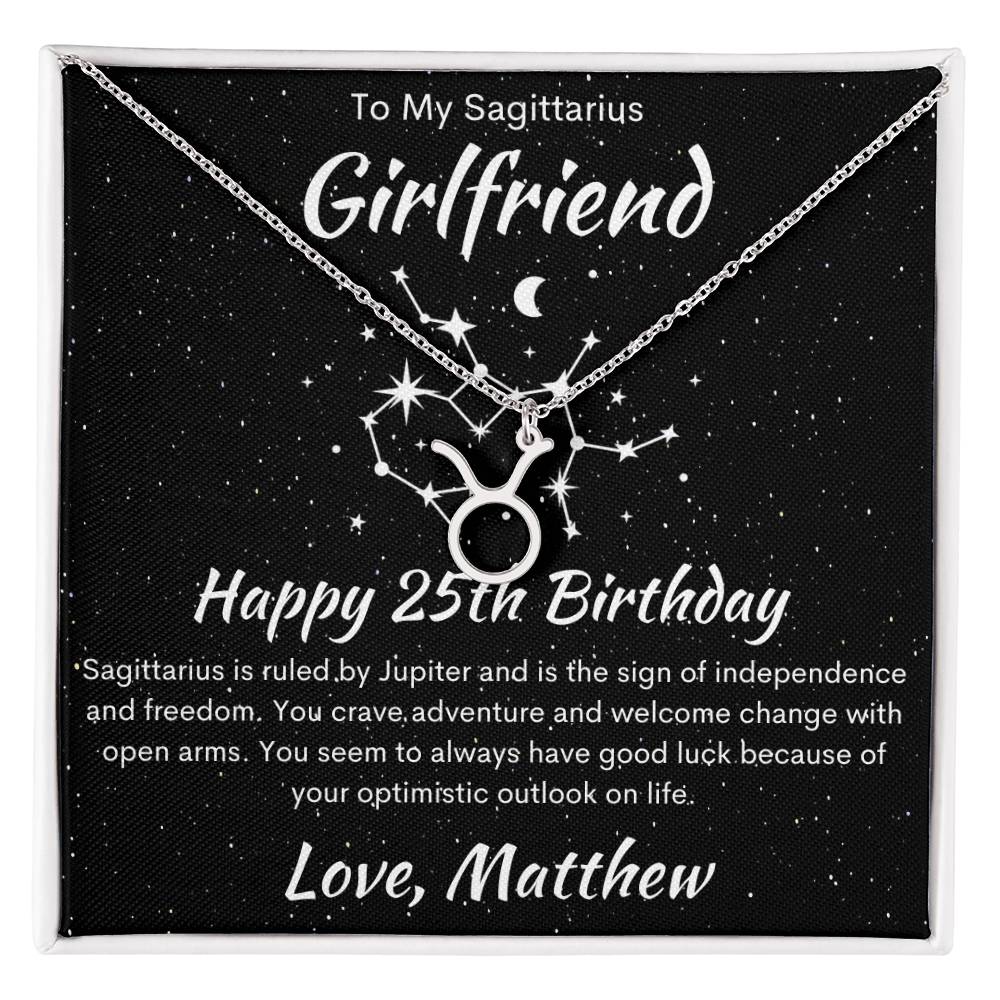 Sagittarius Zodiac Pendant Necklace