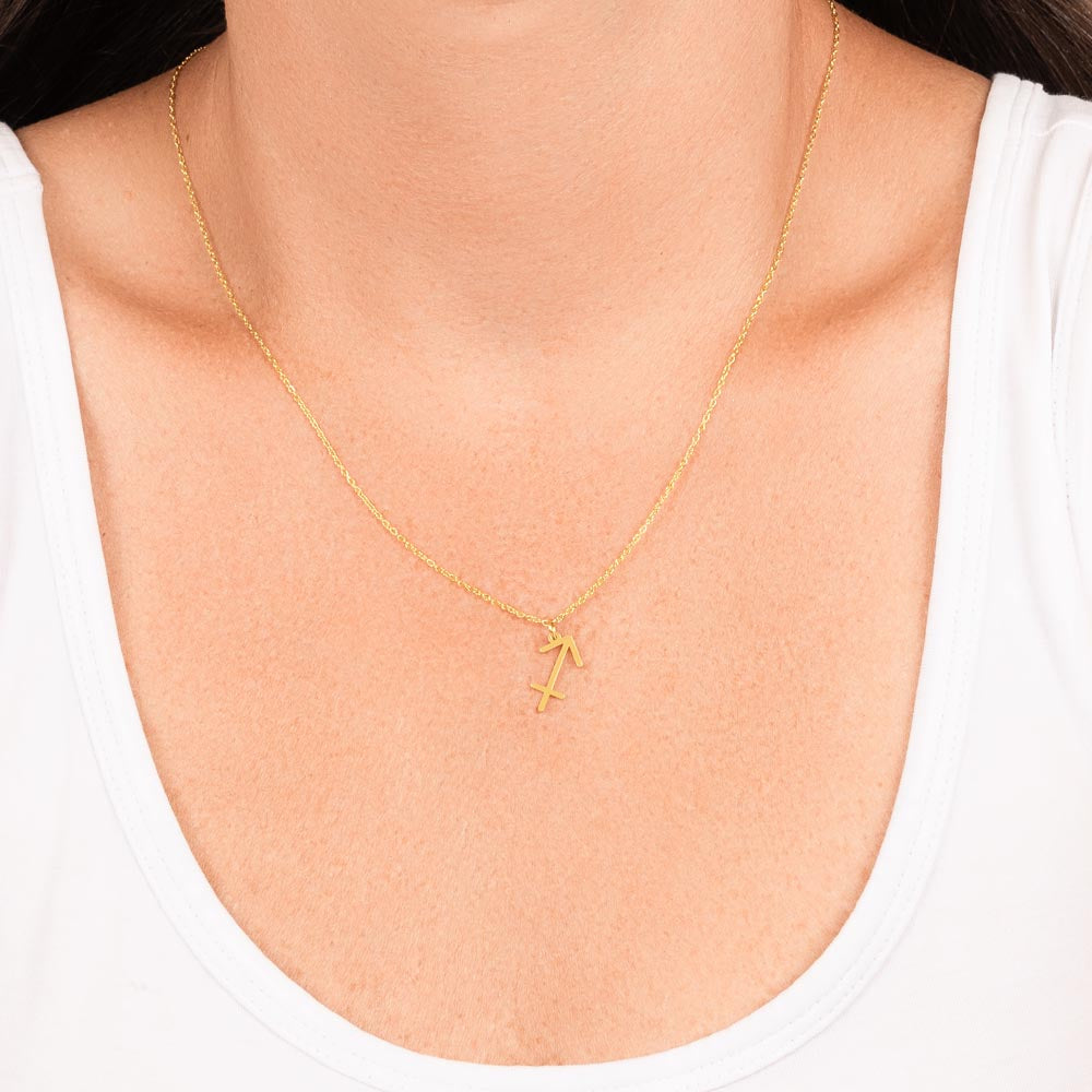Sagittarius Zodiac Pendant Necklace