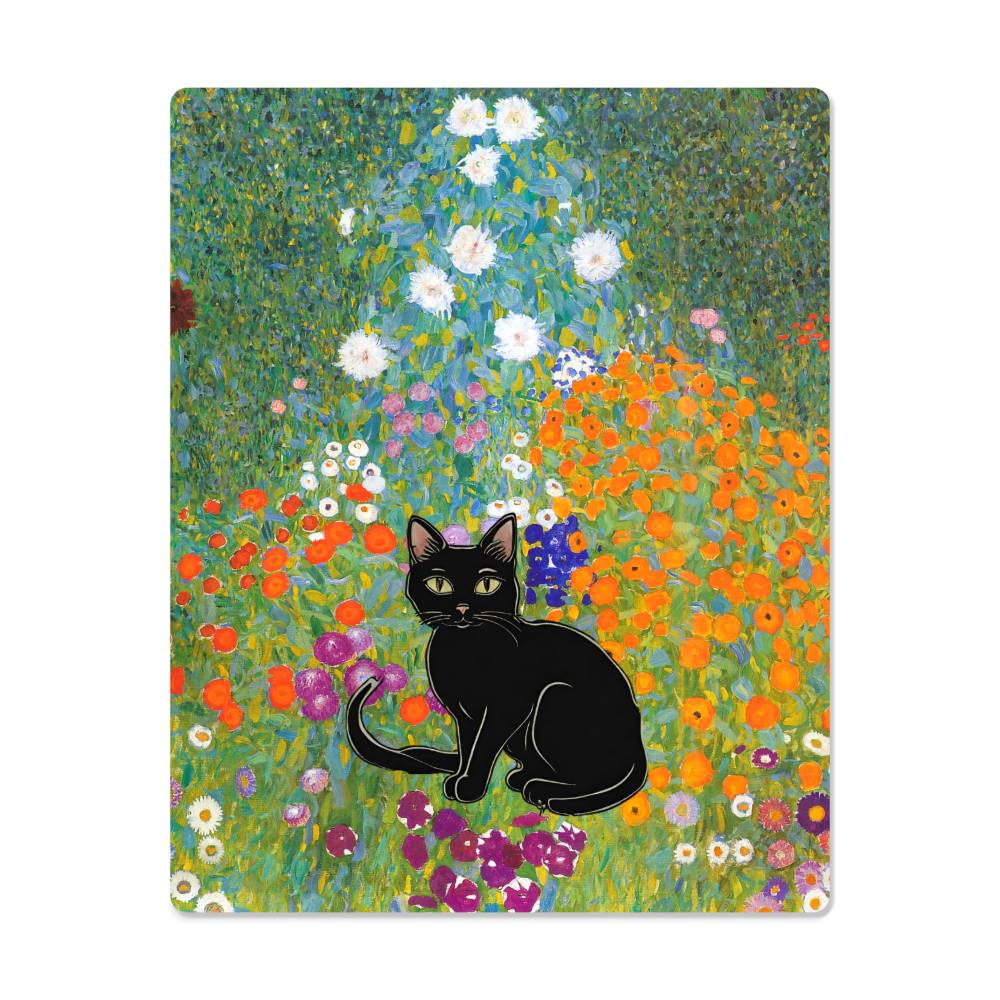 Cat High Gloss Metal Art Print