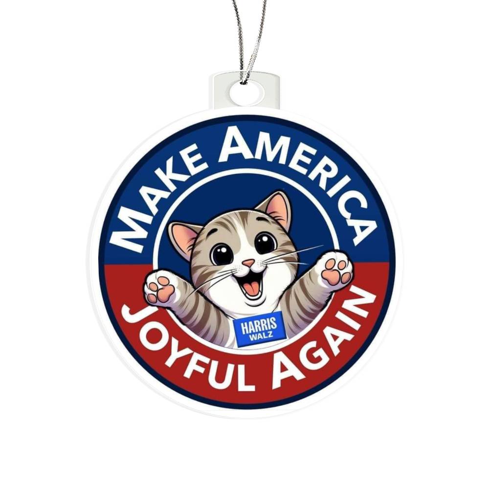 MAJA Harris Walz Election Acrylic Ornament