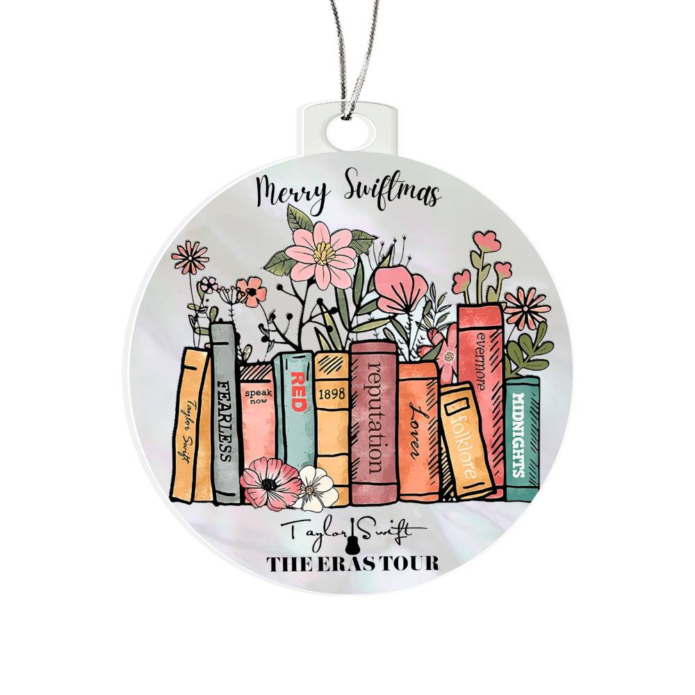 Merry Swiftmas ERAS TOUR Ornament