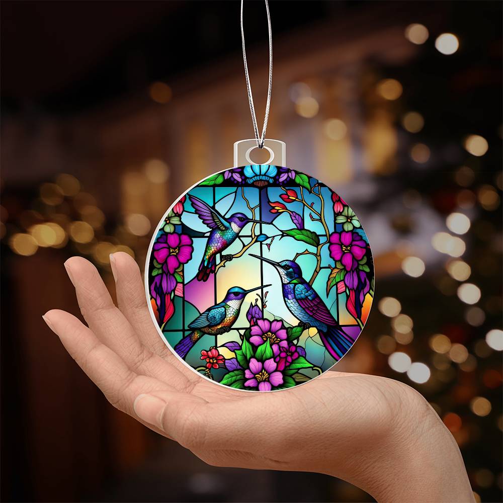 Hummingbirds Ornament