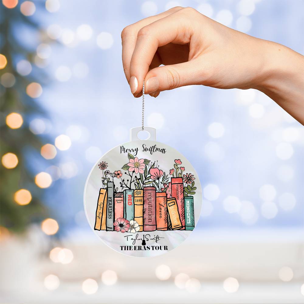 Merry Swiftmas ERAS TOUR Ornament
