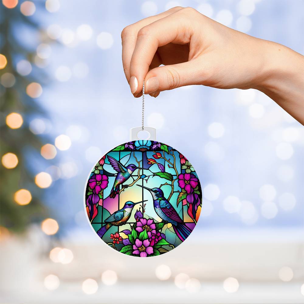 Hummingbirds Ornament