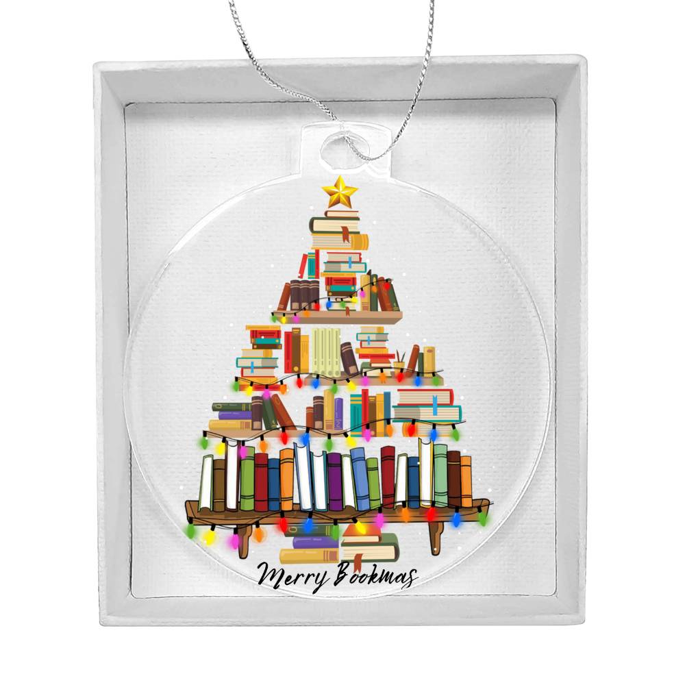 Merry Bookmas Ornament
