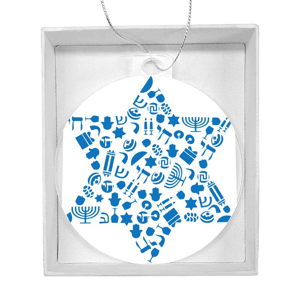 Jewish Symbols Ornament