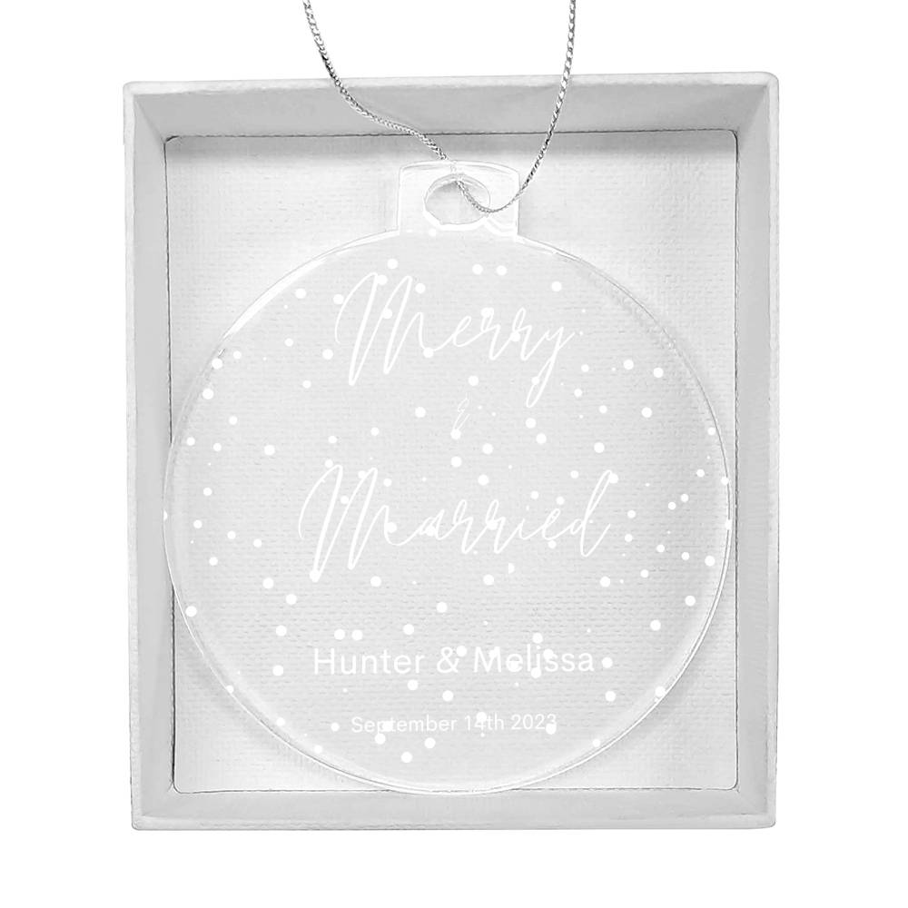 Merry & Married 2023 Ornament