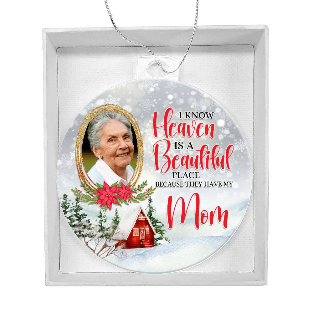 Mom in Heaven Christmas Ornament