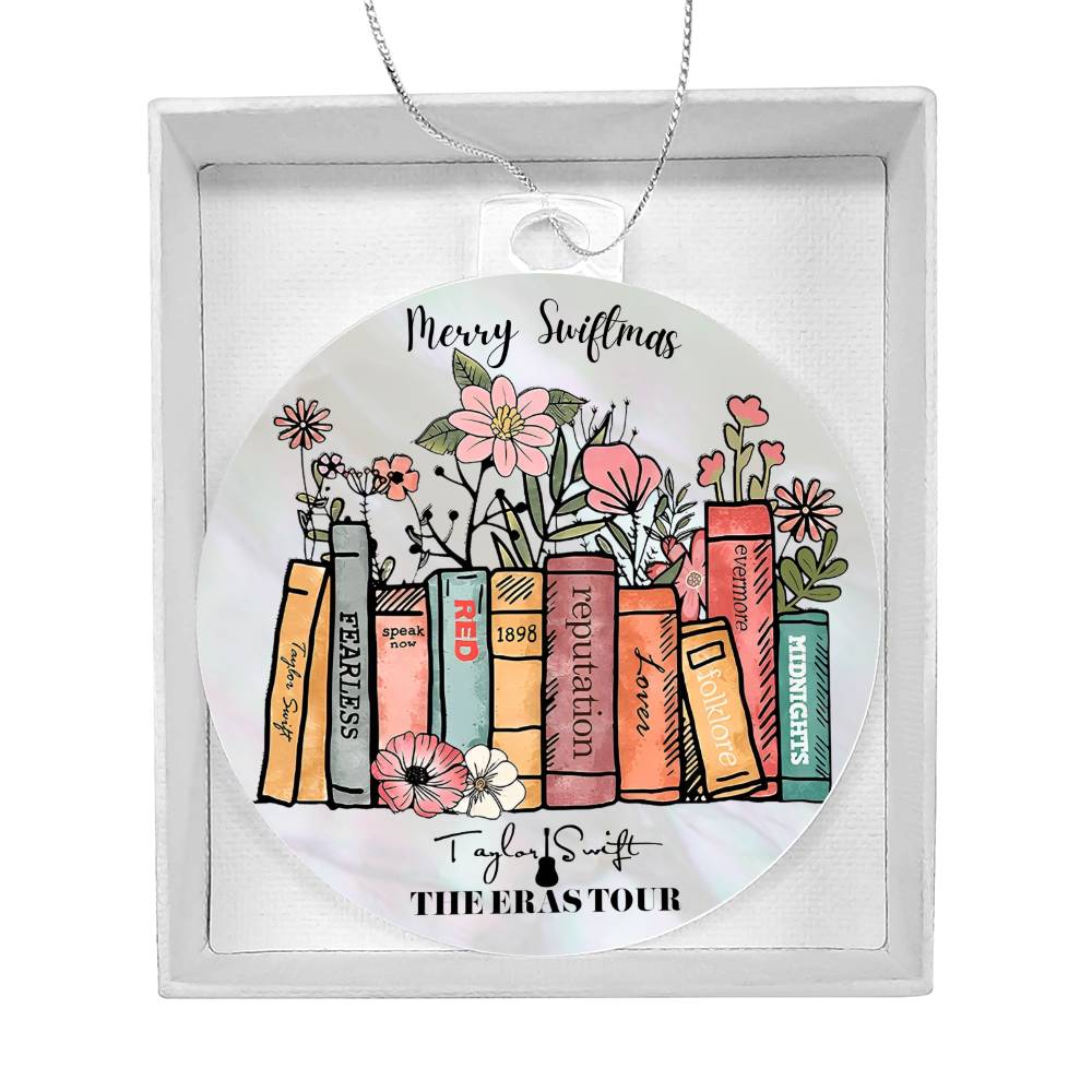 Merry Swiftmas ERAS TOUR Ornament