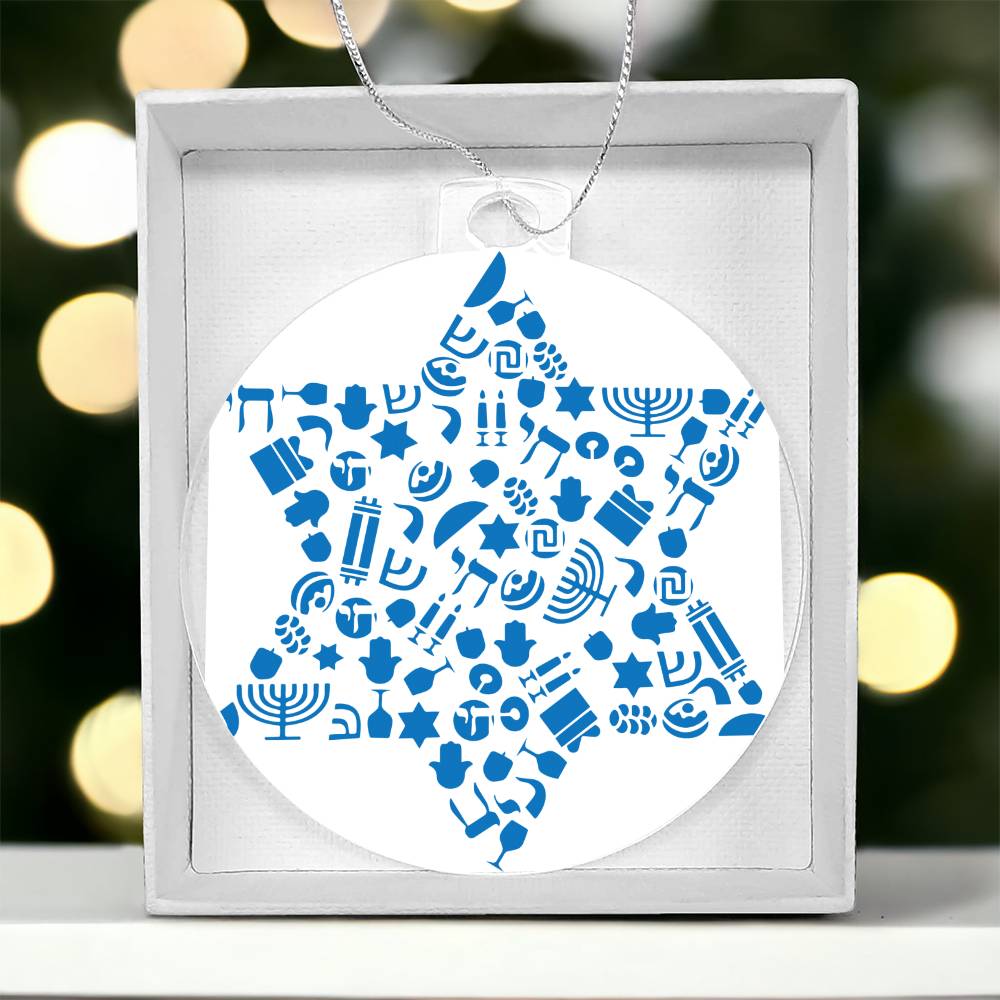Jewish Symbols Ornament
