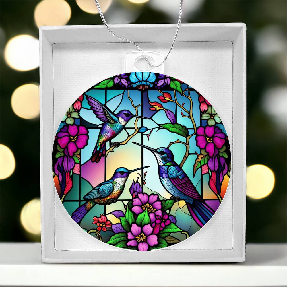 Hummingbirds Ornament