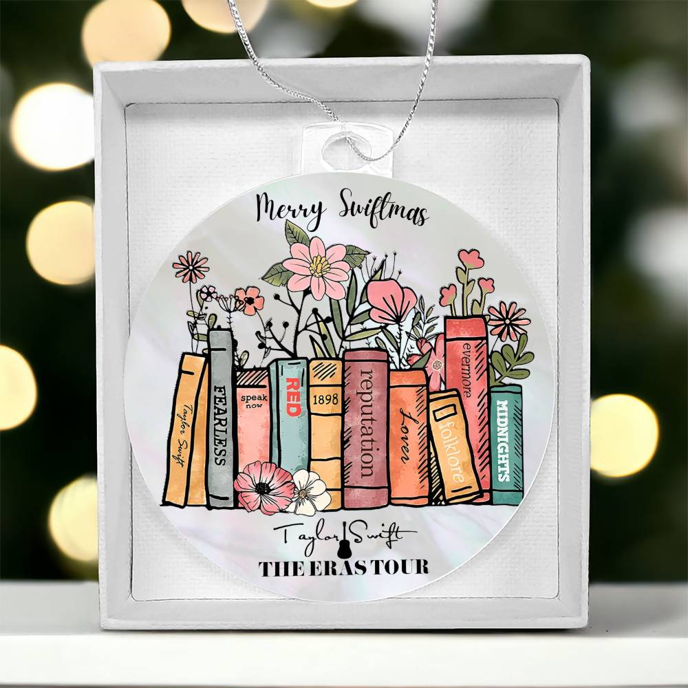 Merry Swiftmas ERAS TOUR Ornament