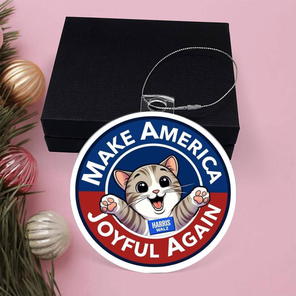 MAJA Harris Walz Election Acrylic Ornament