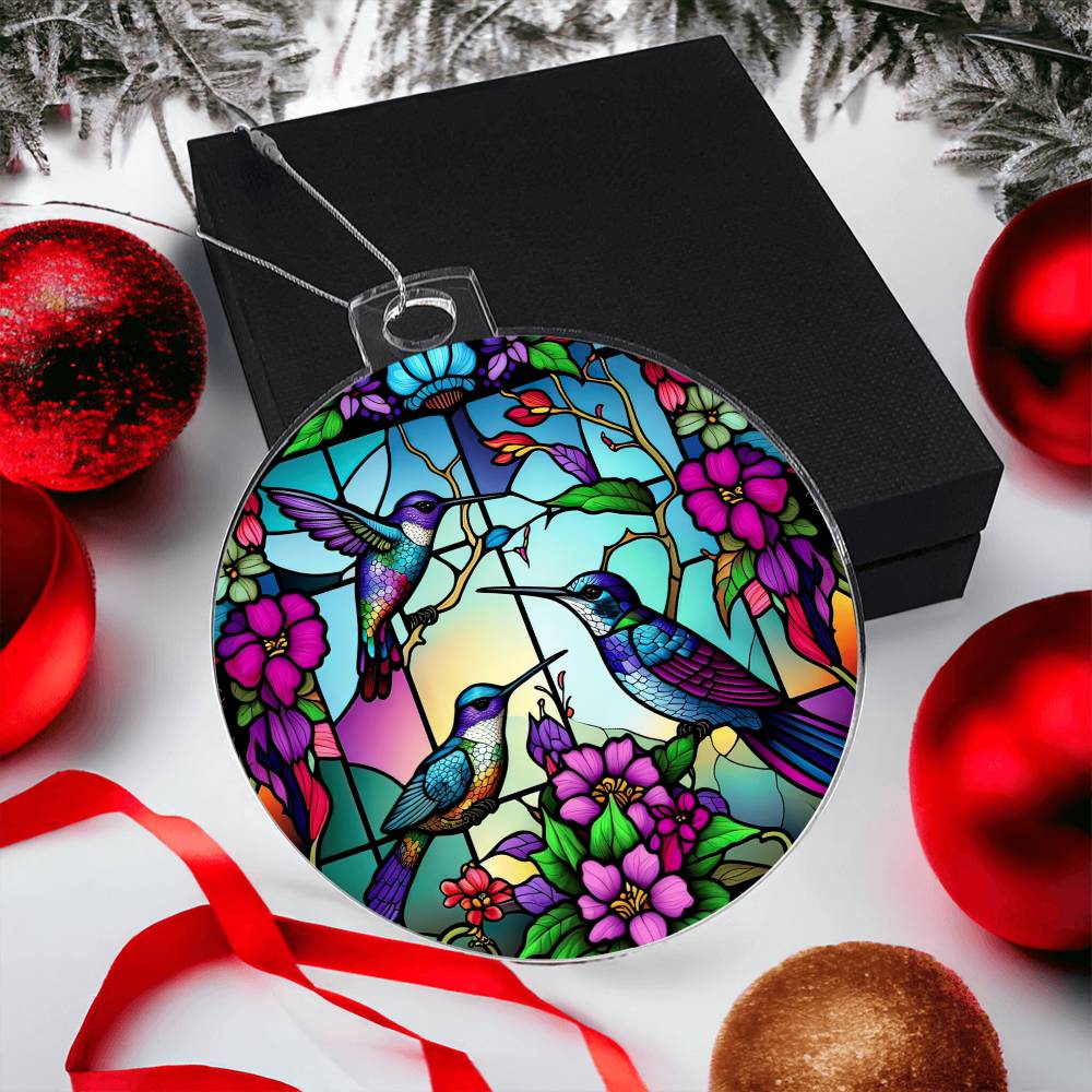 Hummingbirds Ornament