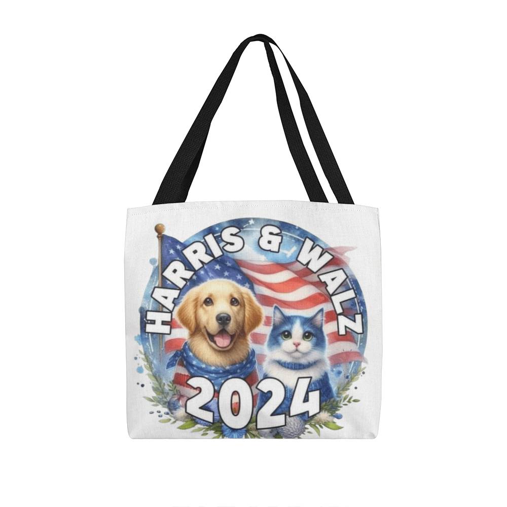 Cat & Dog Harris Walz Election Classic Tote Bag