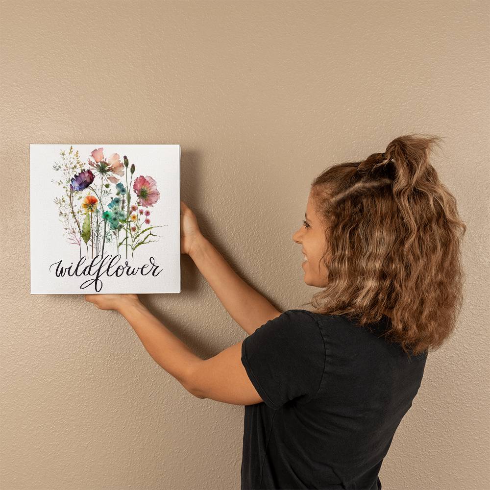 Wildflower Gallery Wrapped Canvas Wall Decor