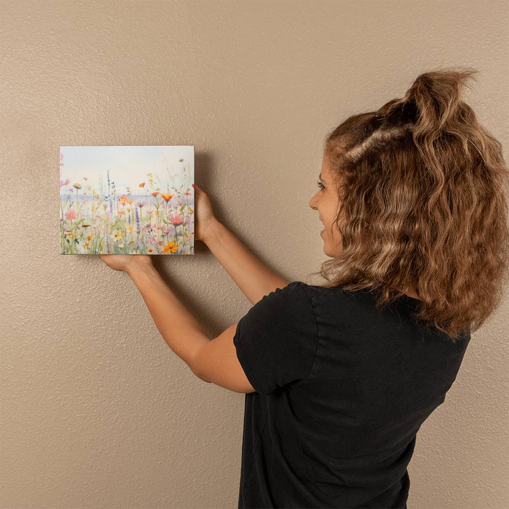 Wildflower Beach Gallery Wrapped Canvas