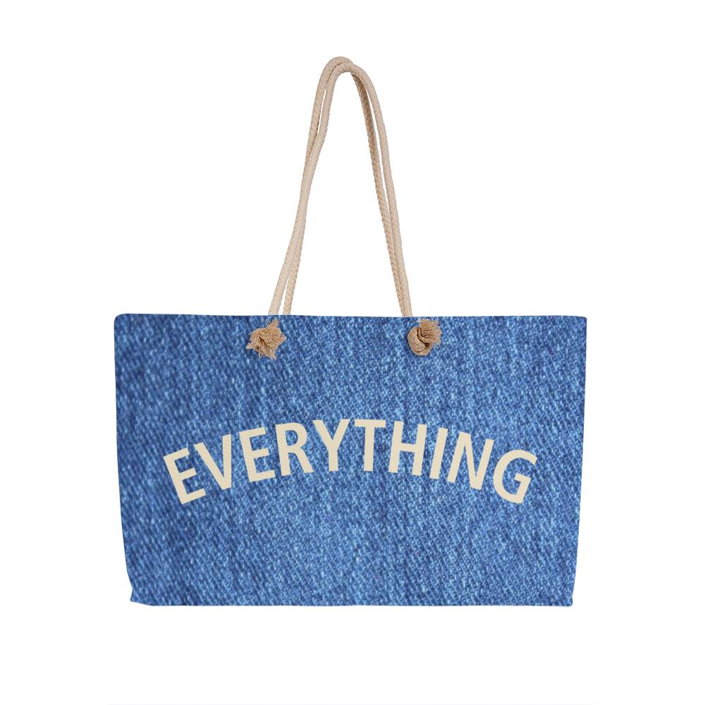 EVERYTHING Weekender Tote Bag.
