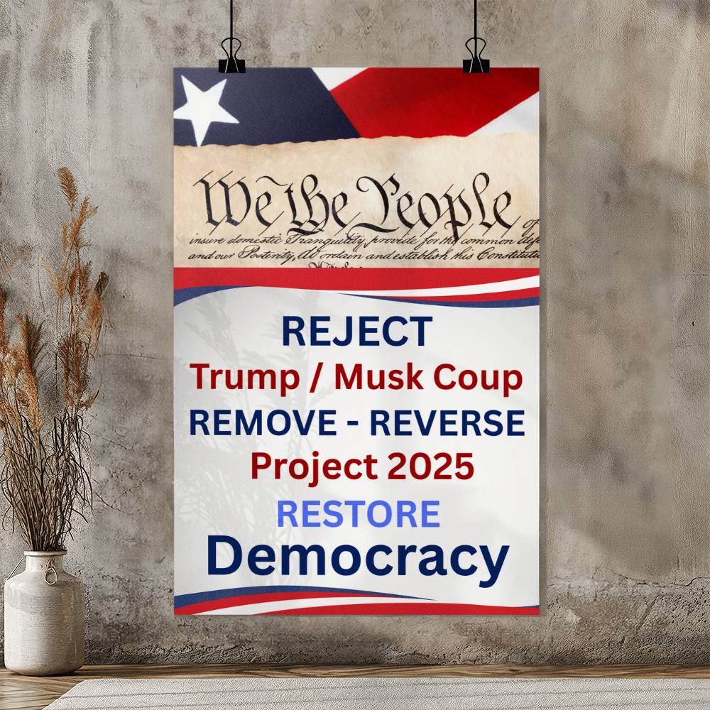 We The People, Resistance, Matte Poster
