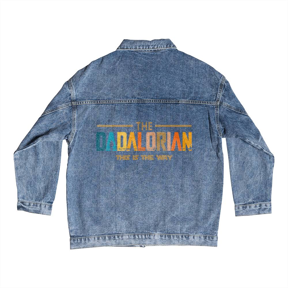 Dadalorian Men's DTG Denim Jacket