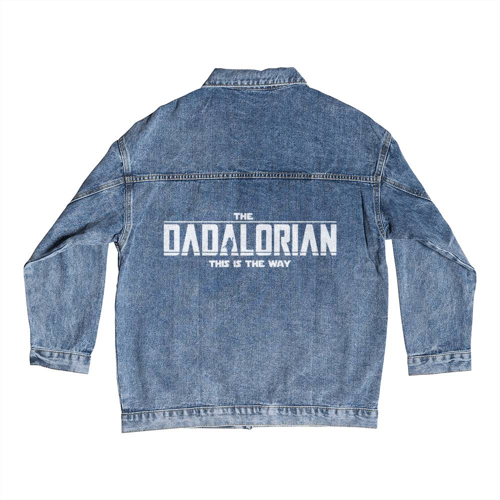 Dadalorian Men's DTG Denim Jacket