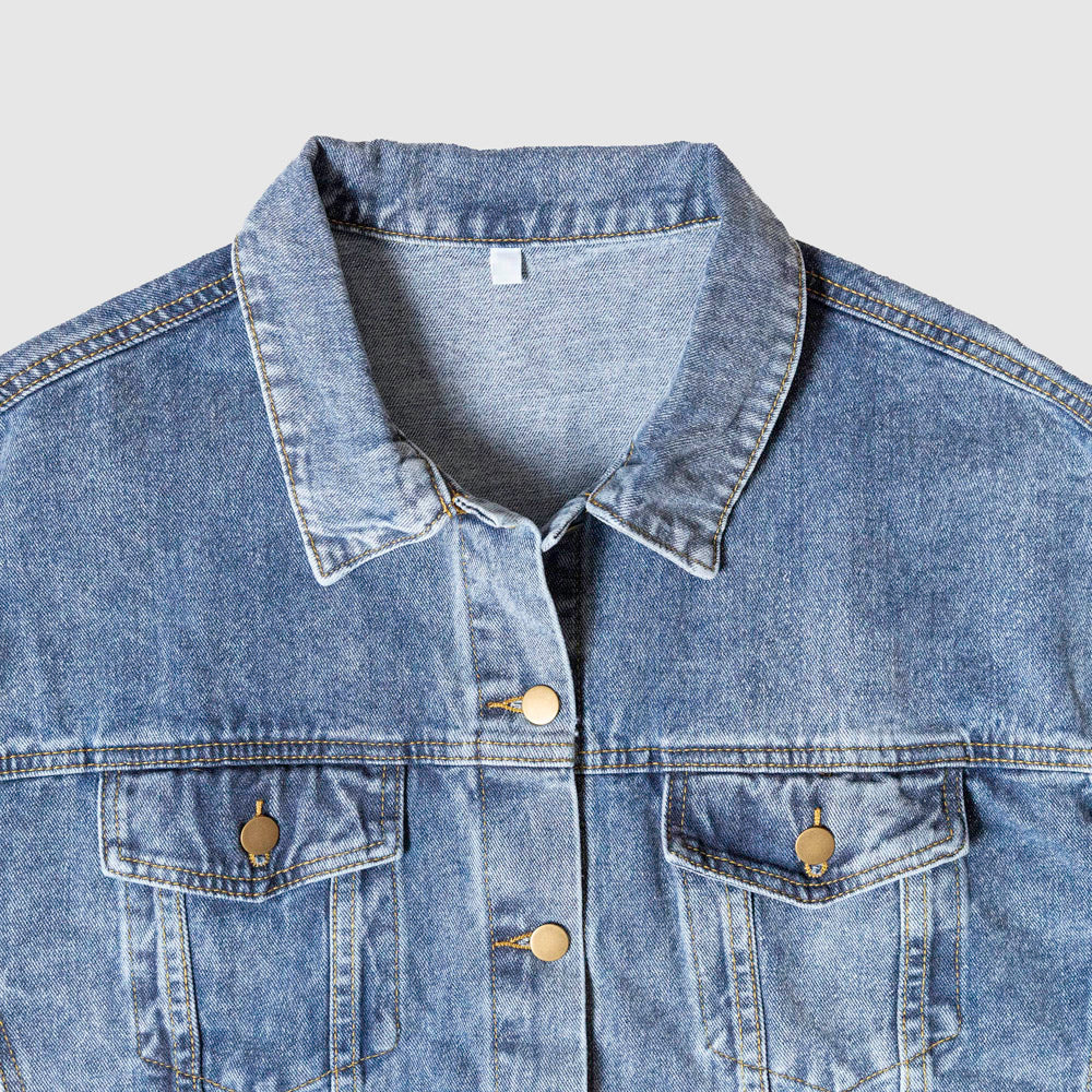 DAD The Man The Myth The Legend Men's DTG Denim Jacket